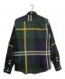 Barbour (バブアー) ボタンダウンシャツ ネイビー×グリーン サイズ:M：6000円