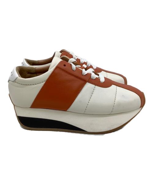 MARNI（マルニ）MARNI (マルニ) スニーカー BIG FOOT ホワイト×ブラウン サイズ:37の古着・服飾アイテム