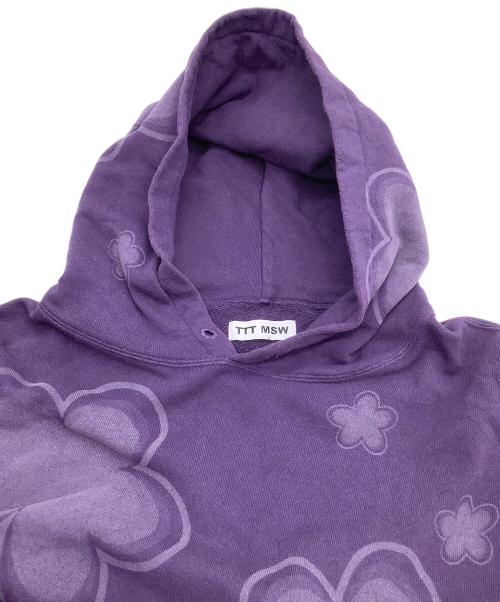 TTT MSW（ティー モダンストリートウェア）TTT MSW (ティー) プルオーバーパーカー パープル サイズ:XLの古着・服飾アイテム