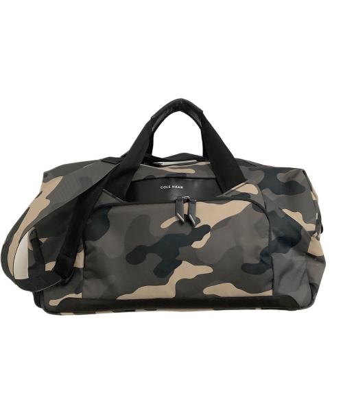 COLE HAAN（コールハーン）COLE HAAN (コールハーン) ダッフルバッグ カモフラージュ柄 グリーン×ブラックの古着・服飾アイテム