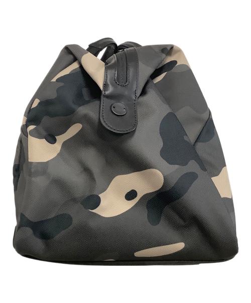 COLE HAAN（コールハーン）COLE HAAN (コールハーン) ダッフルバッグ カモフラージュ柄 グリーン×ブラックの古着・服飾アイテム