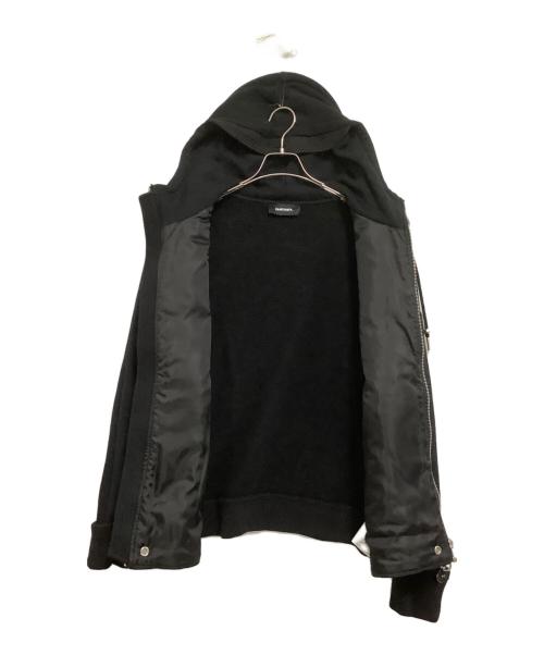 DIESEL（ディーゼル）DIESEL (ディーゼル) ジップパーカー ブラック サイズ:XLの古着・服飾アイテム