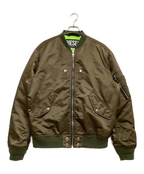 DIESEL（ディーゼル）DIESEL (ディーゼル) フライトジャケット カーキ サイズ:XLの古着・服飾アイテム