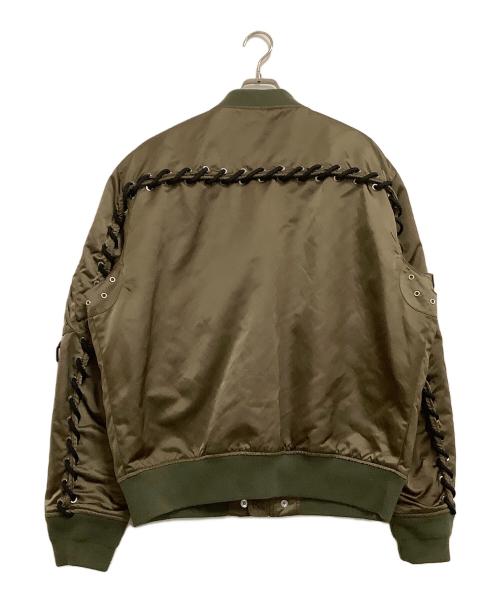 DIESEL（ディーゼル）DIESEL (ディーゼル) フライトジャケット カーキ サイズ:XLの古着・服飾アイテム