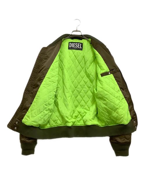 DIESEL（ディーゼル）DIESEL (ディーゼル) フライトジャケット カーキ サイズ:XLの古着・服飾アイテム
