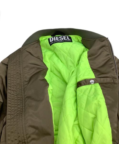 DIESEL（ディーゼル）DIESEL (ディーゼル) フライトジャケット カーキ サイズ:XLの古着・服飾アイテム