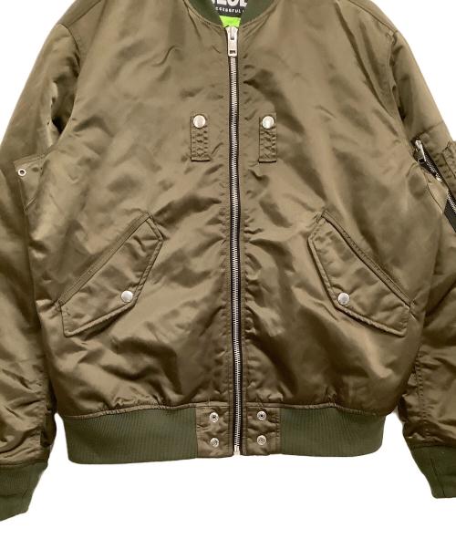 DIESEL（ディーゼル）DIESEL (ディーゼル) フライトジャケット カーキ サイズ:XLの古着・服飾アイテム