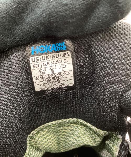 HOKAONEONE（ホカオネオネ）HOKAONEONE (ホカオネオネ) トレッキングシューズ ANACAPA MID GTX ブラック サイズ:27の古着・服飾アイテム