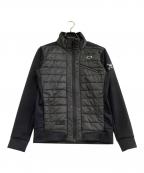 OAKLEYオークリー）の古着「SKULL HYBRID FLEECE PUFF JACKET」｜ブラック
