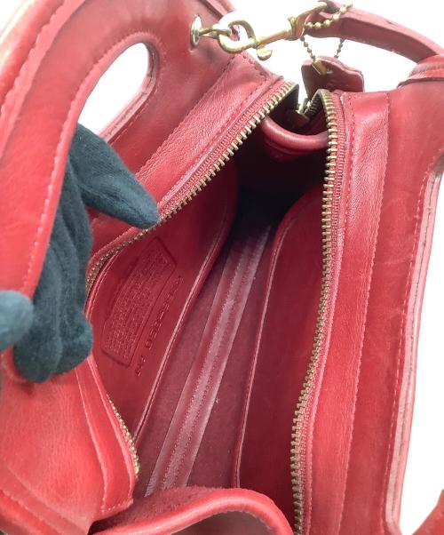 COACH（コーチ）COACH (コーチ) ショルダーバッグ　OLD COACH レッドの古着・服飾アイテム