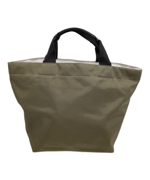 Herve Chapelier（エルベシャプリエ）Herve Chapelier (エルベシャプリエ) 舟型トートバッグ オリーブ×グレーの古着・服飾アイテム