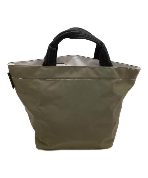 Herve Chapelier（エルベシャプリエ）Herve Chapelier (エルベシャプリエ) 舟型トートバッグ オリーブ×グレーの古着・服飾アイテム