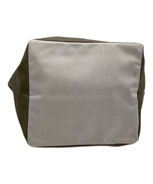 Herve Chapelier（エルベシャプリエ）Herve Chapelier (エルベシャプリエ) 舟型トートバッグ オリーブ×グレーの古着・服飾アイテム