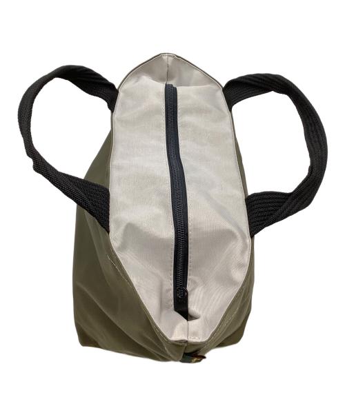 Herve Chapelier（エルベシャプリエ）Herve Chapelier (エルベシャプリエ) 舟型トートバッグ オリーブ×グレーの古着・服飾アイテム