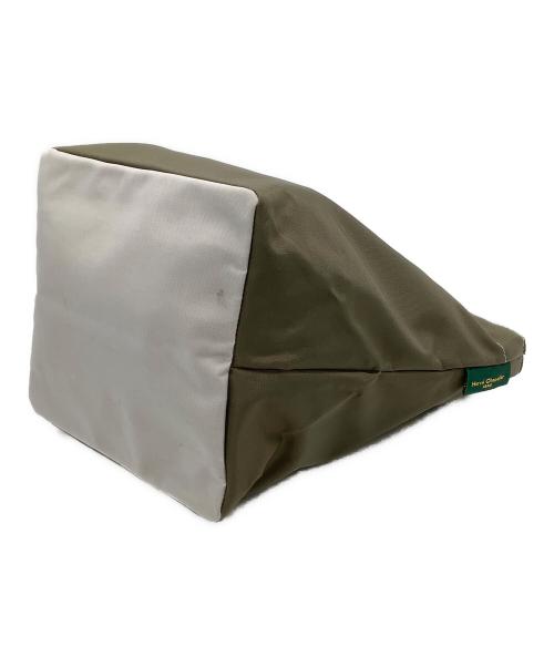 Herve Chapelier（エルベシャプリエ）Herve Chapelier (エルベシャプリエ) 舟型トートバッグ オリーブ×グレーの古着・服飾アイテム