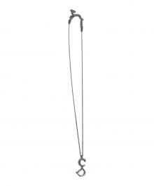 Christian Dior（クリスチャン ディオール）の古着「ネックレス　CDプレート」｜シルバーカラー