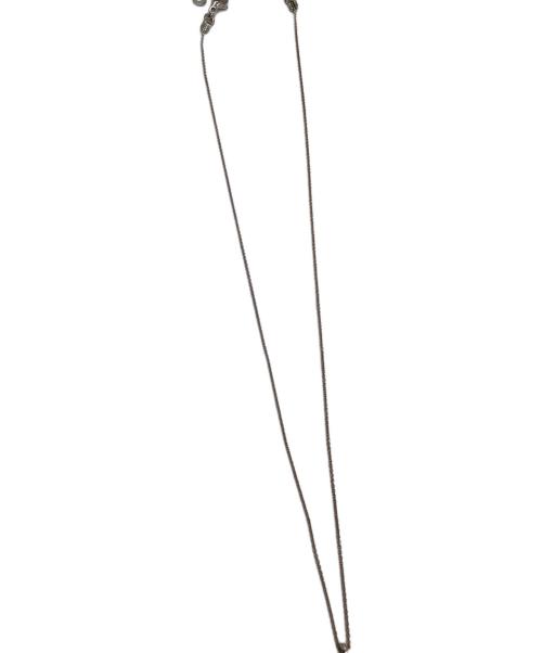 Christian Dior（クリスチャン ディオール）Christian Dior (クリスチャン ディオール) ネックレス　CDプレート シルバーカラーの古着・服飾アイテム