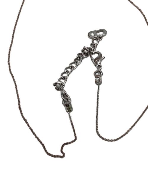 Christian Dior（クリスチャン ディオール）Christian Dior (クリスチャン ディオール) ネックレス　CDプレート シルバーカラーの古着・服飾アイテム