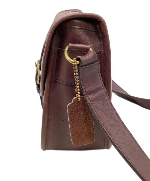 COACH（コーチ）COACH (コーチ) ショルダーバッグ　OLD COACH バーガンディーの古着・服飾アイテム