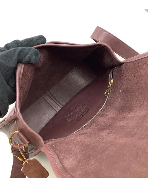 COACH（コーチ）COACH (コーチ) ショルダーバッグ　OLD COACH バーガンディーの古着・服飾アイテム