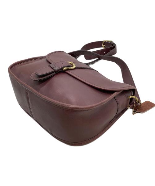 COACH（コーチ）COACH (コーチ) ショルダーバッグ　OLD COACH バーガンディーの古着・服飾アイテム