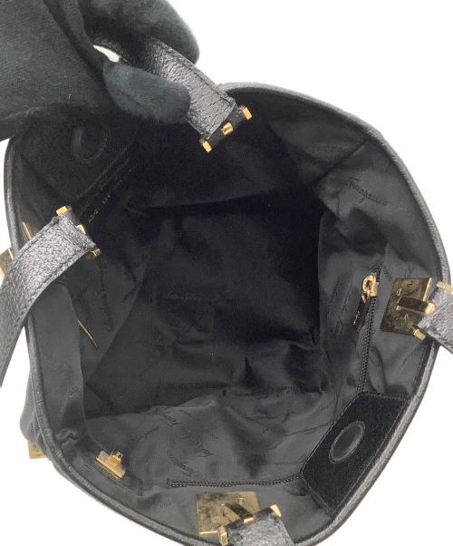 Salvatore Ferragamo（サルヴァトーレ フェラガモ）Salvatore Ferragamo (サルヴァトーレ フェラガモ) トートバッグ ブラックの古着・服飾アイテム
