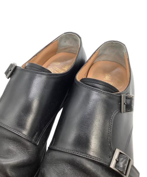 SCOTCH GRAIN（スコッチグレイン）SCOTCH GRAIN (スコッチグレイン) モンクストラップシューズ ブラック サイズ:25.5の古着・服飾アイテム