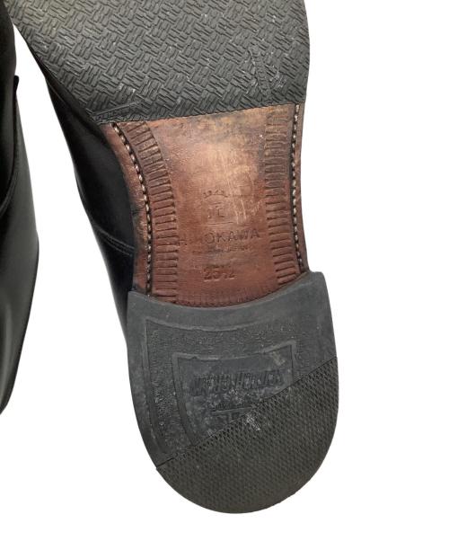 SCOTCH GRAIN（スコッチグレイン）SCOTCH GRAIN (スコッチグレイン) モンクストラップシューズ ブラック サイズ:25.5の古着・服飾アイテム