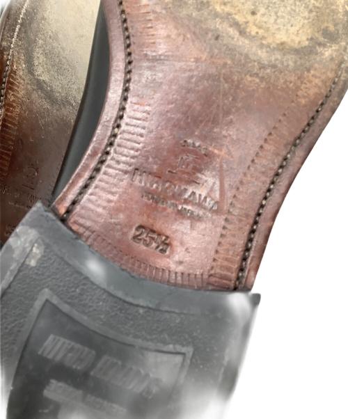 SCOTCH GRAIN（スコッチグレイン）SCOTCH GRAIN (スコッチグレイン) ストレートチップシューズ ブラック サイズ:25.5の古着・服飾アイテム