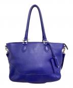 PELLE MORBIDAペッレモルビダ）の古着「2WAYバッグ」｜ブルー