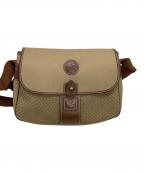 HUNTING WORLDハンティングワールド）の古着「メッセンジャーバッグ」｜ベージュ×ブラウン