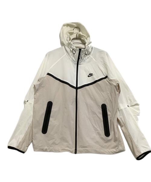 NIKE（ナイキ）NIKE (ナイキ) ナイキ テック ウィンドランナー ベージュ×ホワイト サイズ:Lの古着・服飾アイテム