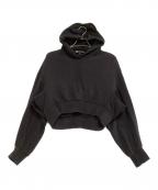Y-3ワイスリー）の古着「プルオーバーパーカー　ショート丈」｜ブラック
