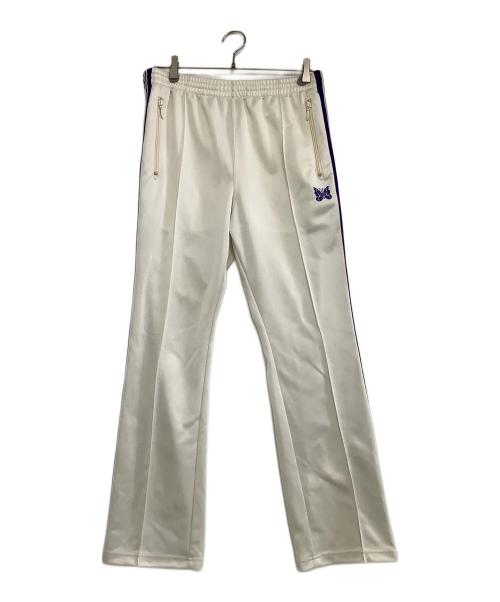 Needles（ニードルズ）Needles (ニードルズ) ナロートラックパンツ　Narrow Track Pant オフホワイト×パープル サイズ:Mの古着・服飾アイテム