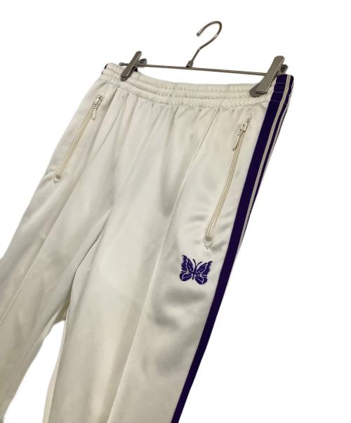 Needles（ニードルズ）Needles (ニードルズ) ナロートラックパンツ　Narrow Track Pant オフホワイト×パープル サイズ:Mの古着・服飾アイテム