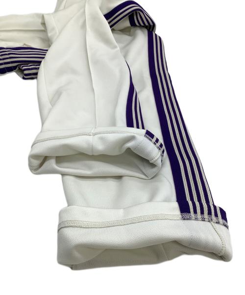 Needles（ニードルズ）Needles (ニードルズ) ナロートラックパンツ　Narrow Track Pant オフホワイト×パープル サイズ:Mの古着・服飾アイテム