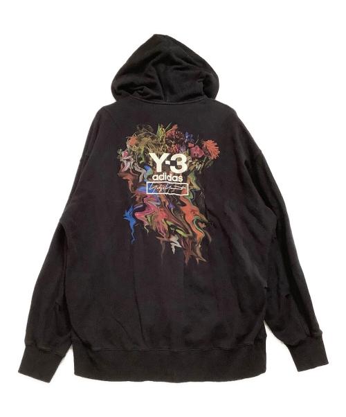 Y-3（ワイスリー）Y-3 (ワイスリー) プルオーバーパーカー　バックグラフィック ブラック サイズ:XLの古着・服飾アイテム