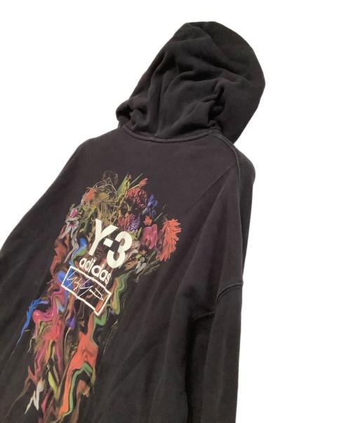 Y-3（ワイスリー）Y-3 (ワイスリー) プルオーバーパーカー　バックグラフィック ブラック サイズ:XLの古着・服飾アイテム