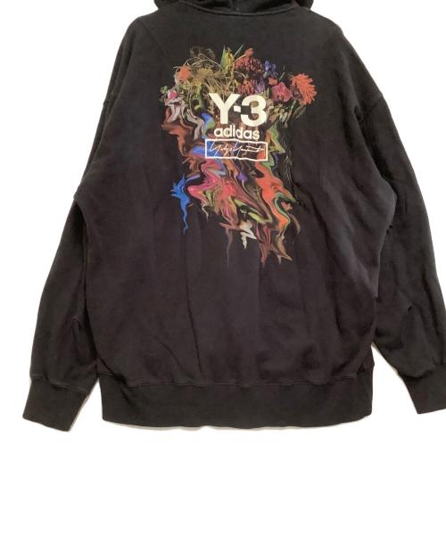 Y-3（ワイスリー）Y-3 (ワイスリー) プルオーバーパーカー　バックグラフィック ブラック サイズ:XLの古着・服飾アイテム
