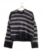 Acne studiosアクネ ストゥディオス）の古着「ニット」｜ブラック×パープル