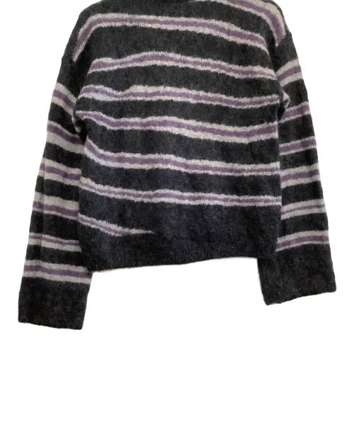 Acne studios（アクネ ストゥディオス）Acne studios (アクネ ストゥディオス) ニット ブラック×パープル サイズ:Sの古着・服飾アイテム