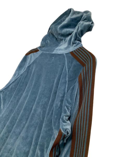 Needles（ニードルズ）Needles (ニードルズ) トラックフーディー Track Hoody ブルー サイズ:Lの古着・服飾アイテム