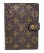 LOUIS VUITTONルイ ヴィトン）の古着「手帳カバー モノグラム柄」｜ブラウン
