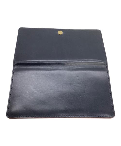 GANZO（ガンゾ）GANZO (ガンゾ) 長財布 シンブライドル ネイビーの古着・服飾アイテム