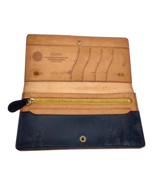 GANZO（ガンゾ）GANZO (ガンゾ) 長財布 シンブライドル ネイビーの古着・服飾アイテム