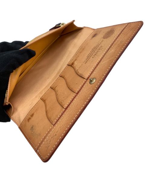 GANZO（ガンゾ）GANZO (ガンゾ) 長財布 シンブライドル ネイビーの古着・服飾アイテム