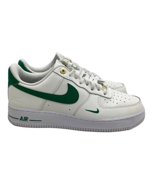 NIKE（ナイキ）NIKE (ナイキ) ローカットスニーカー Air Force 1 Low 40th Anniversary ホワイト×グリーン サイズ:26の古着・服飾アイテム
