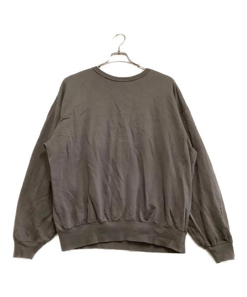 AURALEE（オーラリー）AURALEE (オーラリー) クルーネックスウェット ELASTIC HIGH GAUGE SWEAT グレー サイズ:4の古着・服飾アイテム