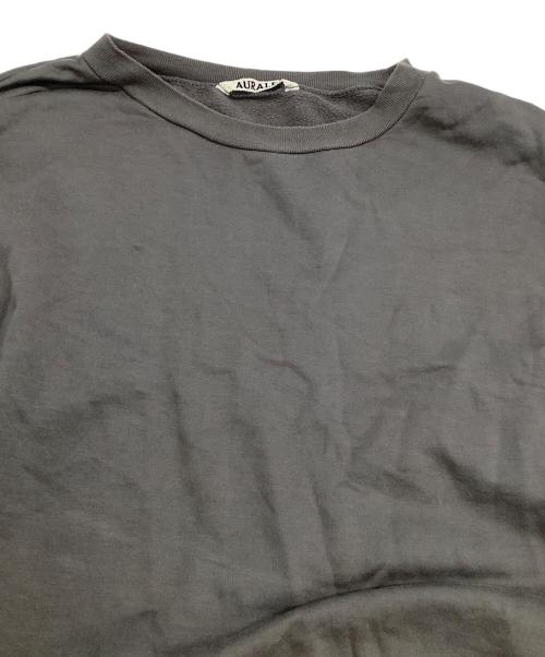 AURALEE（オーラリー）AURALEE (オーラリー) クルーネックスウェット ELASTIC HIGH GAUGE SWEAT グレー サイズ:4の古着・服飾アイテム