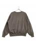 AURALEE (オーラリー) クルーネックスウェット ELASTIC HIGH GAUGE SWEAT グレー サイズ:4：8000円